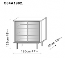 Short Storage Unit/Bookshelf dimensions