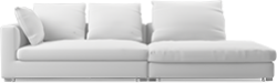 Cloud es un sof moderno que evoca la mxima comodidad mezclado con diseo contemporneo, el establecimiento de un ambiente informal pero elegante visualmente.