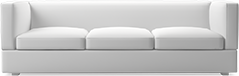 El sof de diseo moderno Living es la manera perfecta de maximizar asientos cuando el espacio es una prioridad.