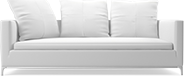 Balance Plus es un sof de diseo contemporneo con patas en acero negro que habla de sofisticacin y elegancia moderna.