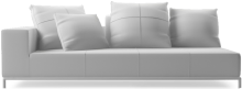 Balance contemporary large sofa section