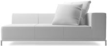 Balance contemporary small sofa section