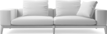 Moodie contemporary three seat sofa
