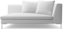 Alison modern small sofa section
