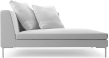 Alison modern deep chaise sofa