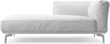 Avalon modern chaise sofa