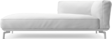 Avalon modern chaise sofa