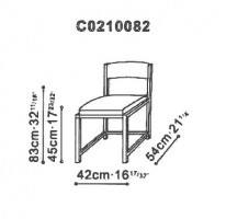Tess Dining Chair dimensions