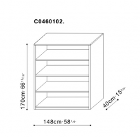 Shelving Unit dimensions