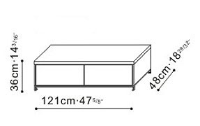 Max TV Stand / Storage Unit dimensions