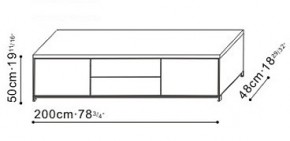 Max TV Stand / Storage Unit dimensions