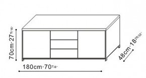 Sideboard with Drawers dimensions