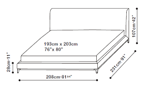 Crescent King Bed 208 x 231cm