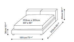 Living Queen Bed 181 x 242cm