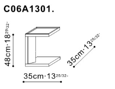 Mesa lateral Frame