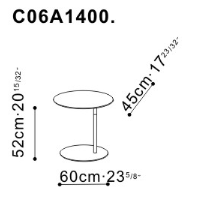 Mesa de caf Pebble